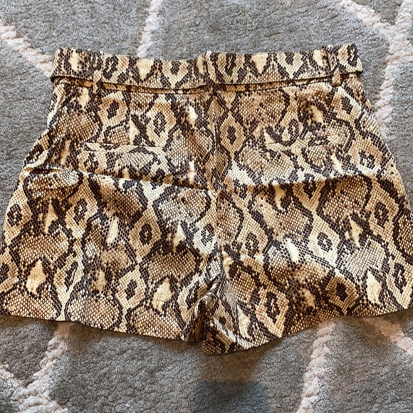 Zara python print belted shorts - Picture 3 of 3